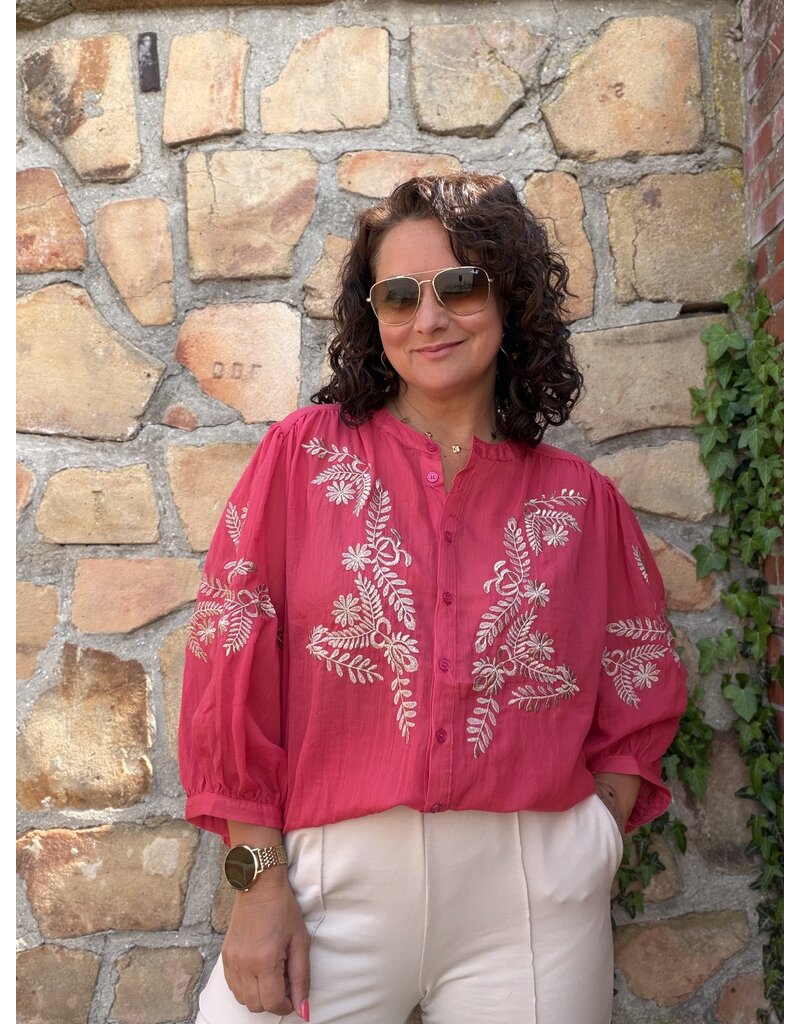 DANA FLOREA Blouse Isa Fuchsia