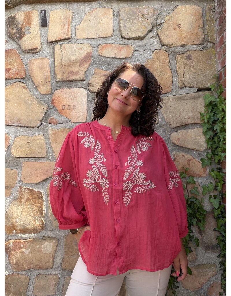 DANA FLOREA Blouse Isa Fuchsia