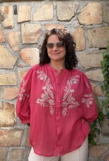 DANA FLOREA Blouse Isa Fuchsia
