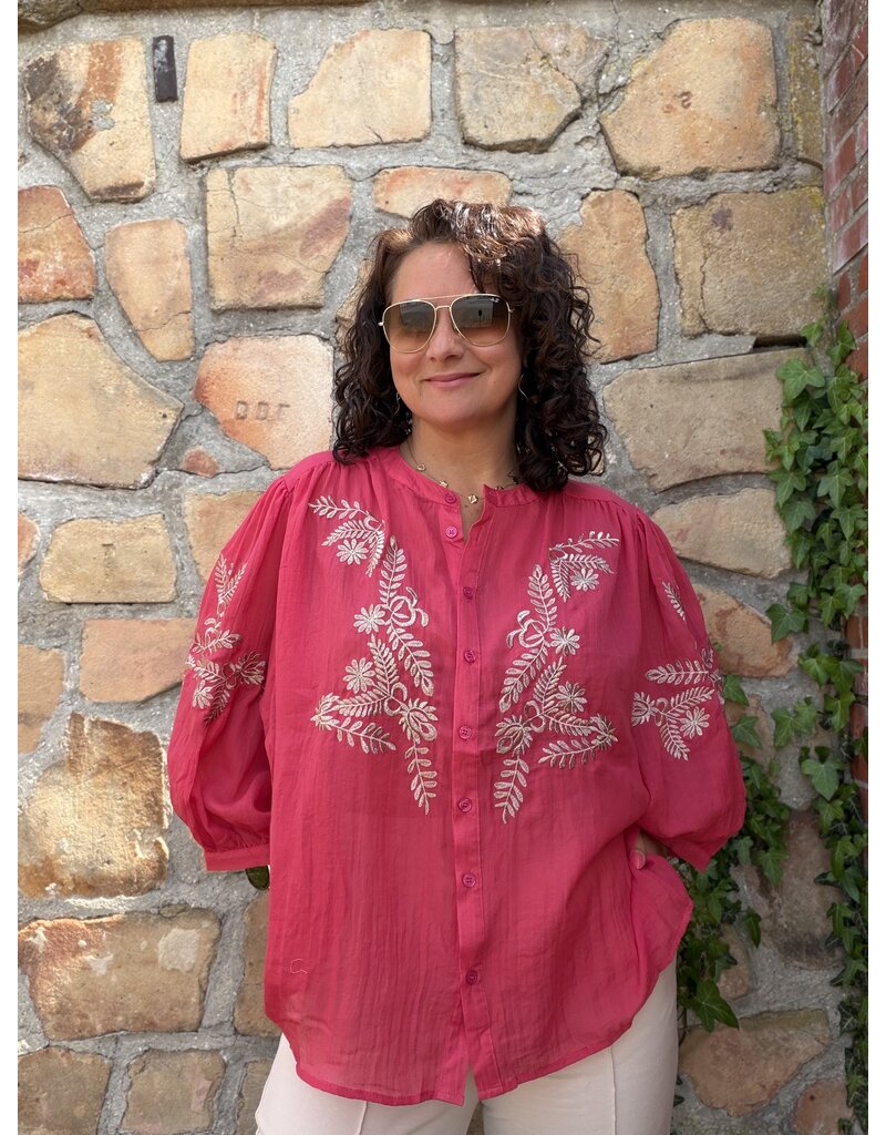 DANA FLOREA Blouse Isa Fuchsia