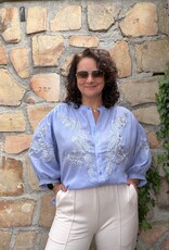DANA FLOREA Blouse Isa Lichtblauw