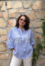 DANA FLOREA Blouse Isa Lichtblauw