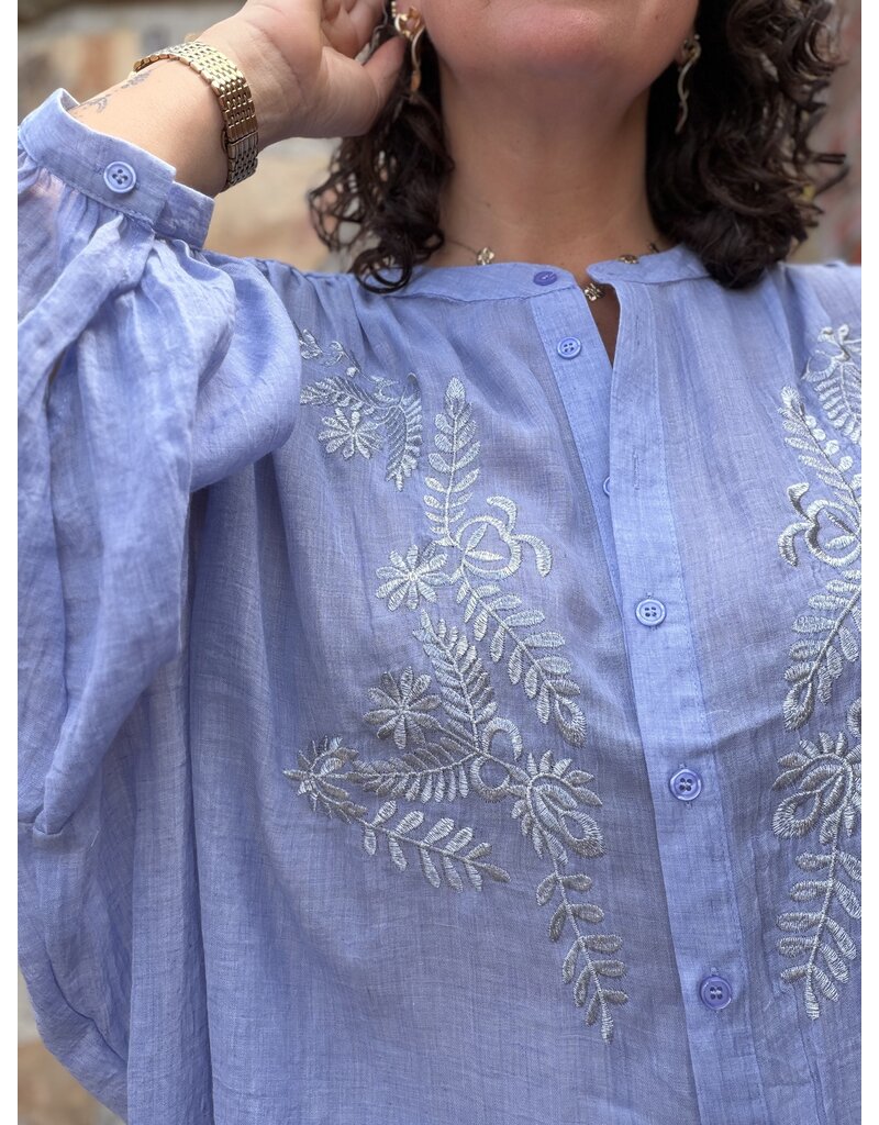 DANA FLOREA Blouse Isa Lichtblauw