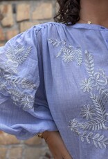 DANA FLOREA Blouse Isa Lichtblauw