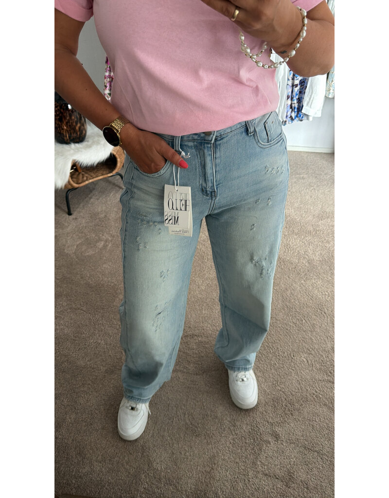 DANA FLOREA Balloon Fit Jeans  Blue