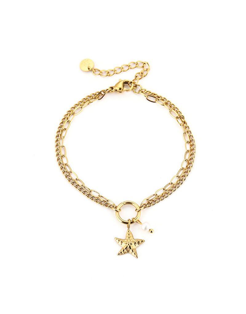 DANA FLOREA Dubbele armband met sterretje