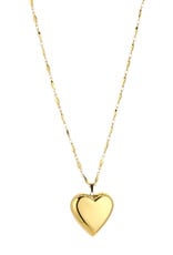 DANA FLOREA Lange ketting 80 cm met groot hart