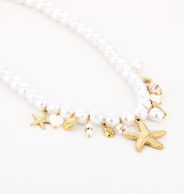 DANA FLOREA Parel ketting strand