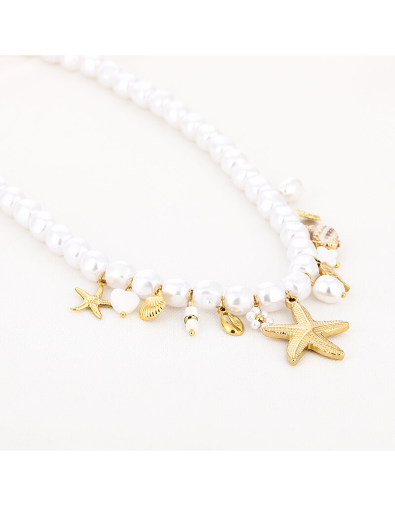 DANA FLOREA Parel ketting strand