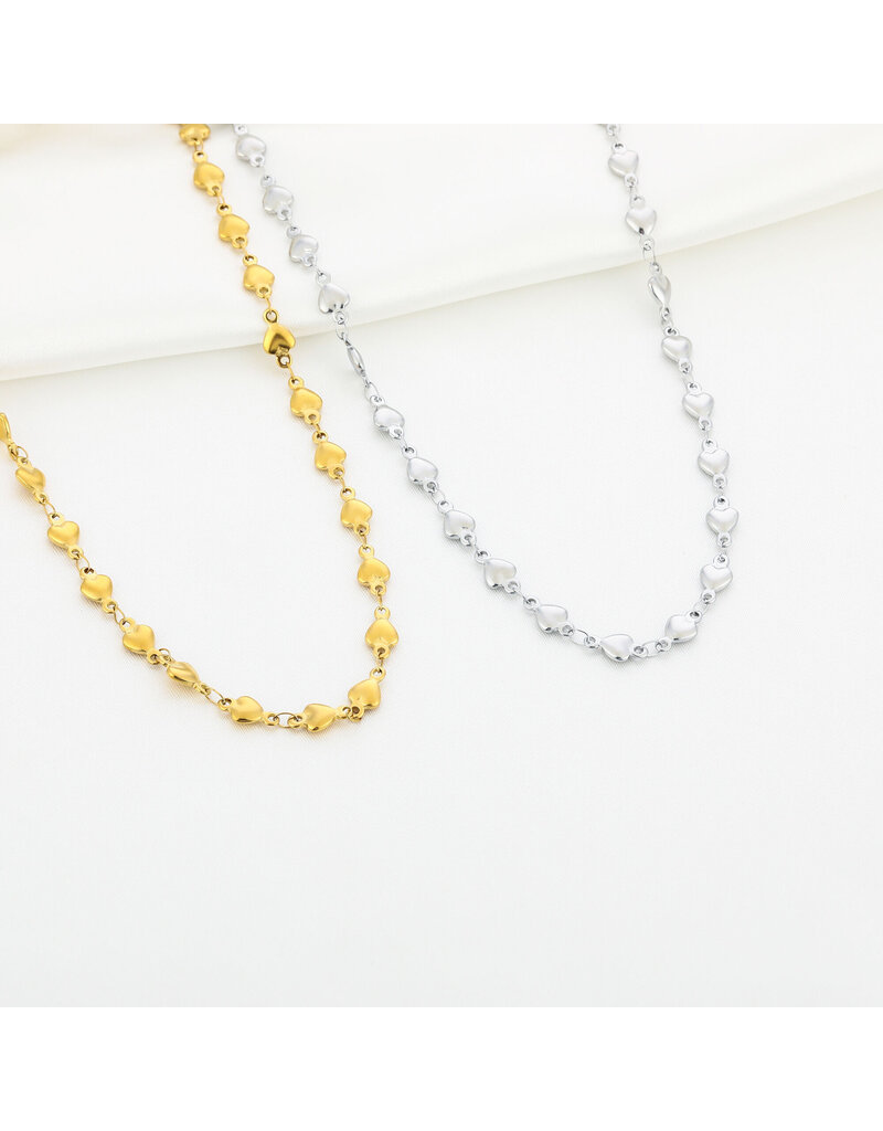 DANA FLOREA Hartjes ketting basic