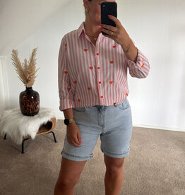 DANA FLOREA Blouse Grace roze/oranje