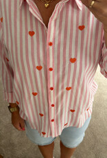 DANA FLOREA Blouse Grace roze/oranje