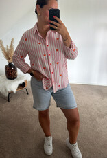 DANA FLOREA Blouse Grace roze/oranje