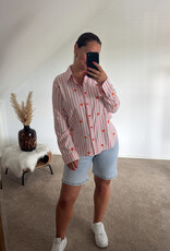 DANA FLOREA Blouse Grace roze/oranje
