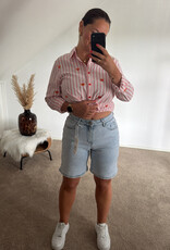 DANA FLOREA Denim Short Lichtblauw