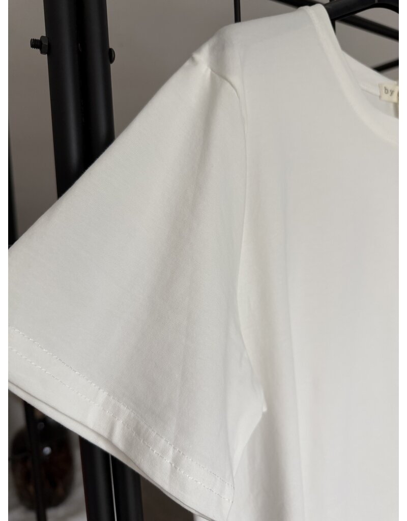 DANA FLOREA Basic T-shirt Wit