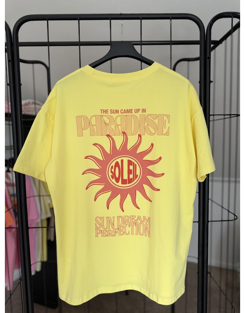 DANA FLOREA T-shirt Soleil Geel