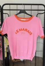 DANA FLOREA Top Le Marais Fuchsia/Oranje