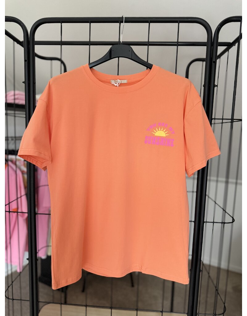 DANA FLOREA T-shirt Sunshine Oranje