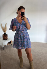 DANA FLOREA Jurk Lois Blauw/Roze