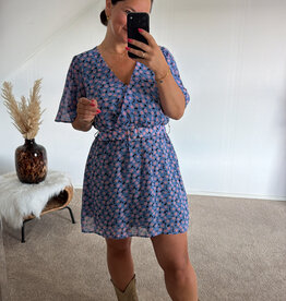 DANA FLOREA Jurk Lois Blauw/Roze