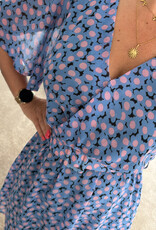 DANA FLOREA Jurk Lois Blauw/Roze