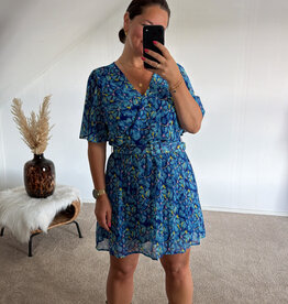 DANA FLOREA Jurk Daisy Blauw