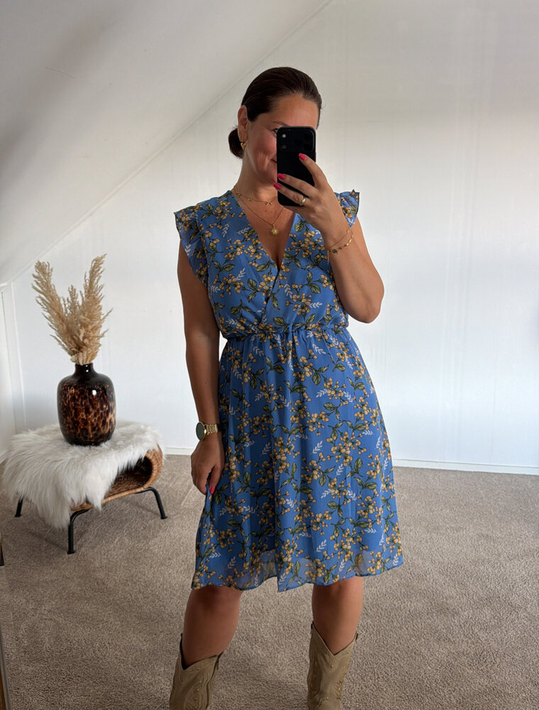 DANA FLOREA Jurk Lora Blauw