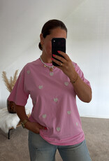 DANA FLOREA T-shirt met Hartjes