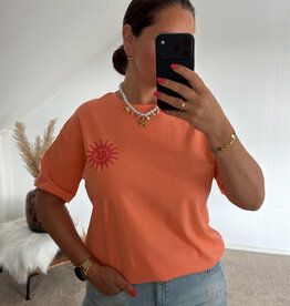 DANA FLOREA T-shirt Soleil Oranje