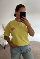 DANA FLOREA T-shirt Soleil Geel