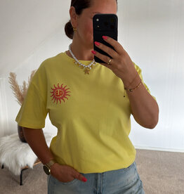 DANA FLOREA T-shirt Soleil Geel