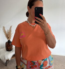 DANA FLOREA T-shirt Sunshine Oranje
