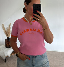 DANA FLOREA Top Le Marais Fuchsia/Oranje