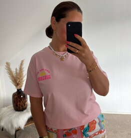 DANA FLOREA T-shirt Sunshine Roze