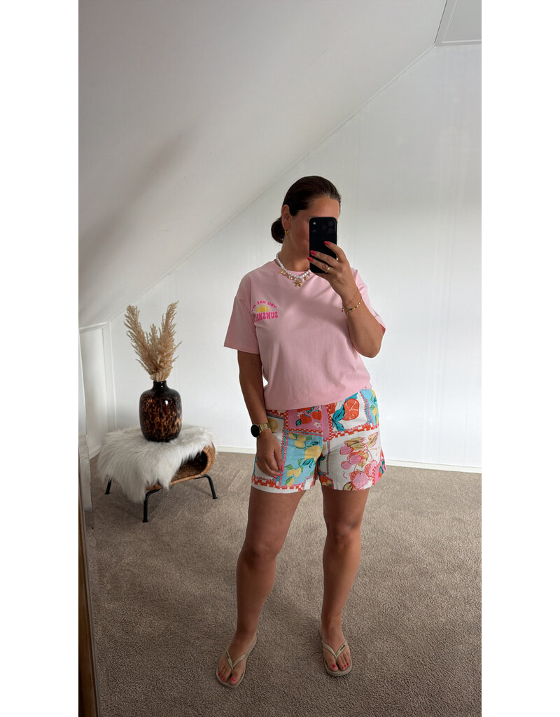 DANA FLOREA T-shirt Sunshine Roze