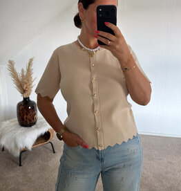 DANA FLOREA Top Magda Beige