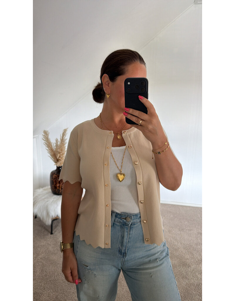 DANA FLOREA Top Magda Beige