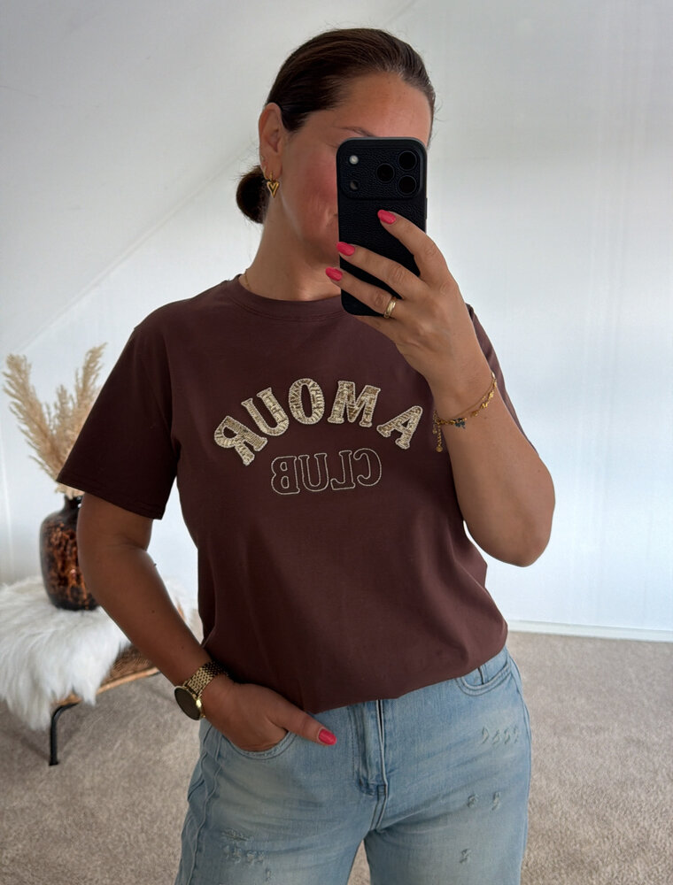DANA FLOREA Top Amour Club Bruin