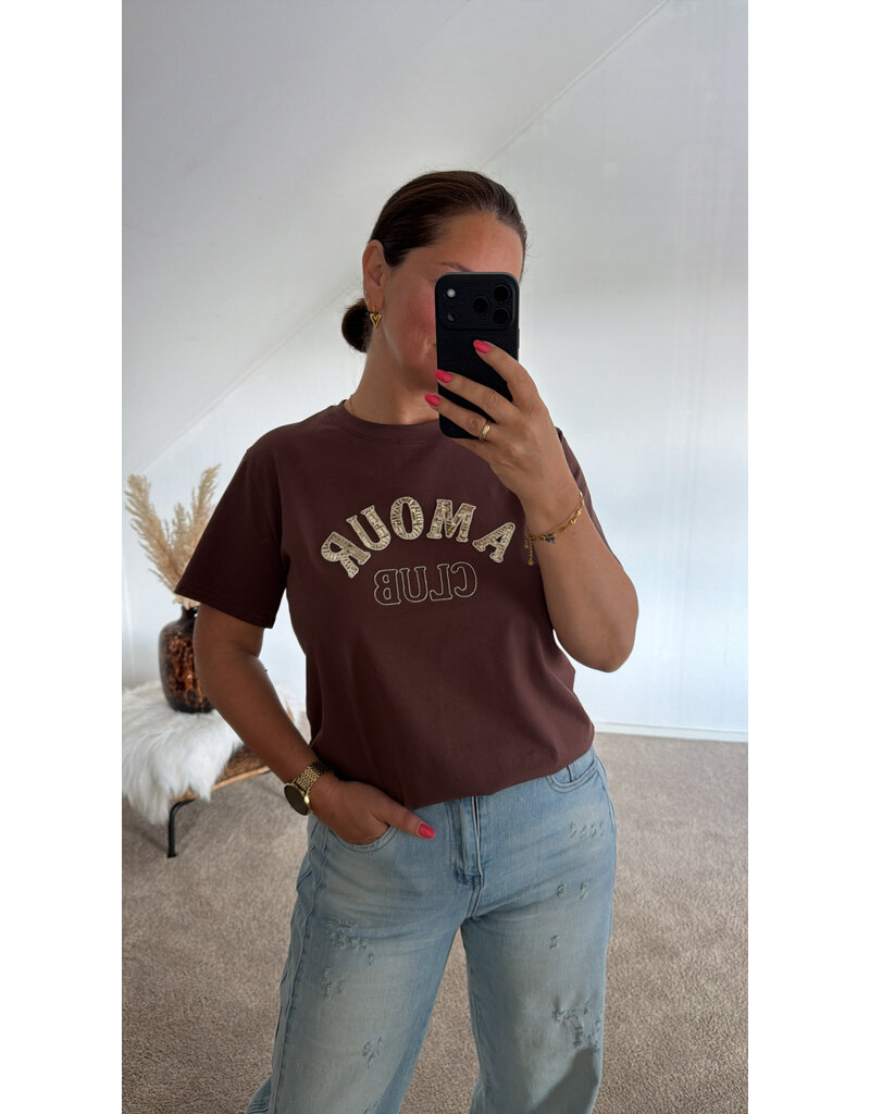 DANA FLOREA Top Amour Club Bruin