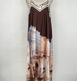 DANA FLOREA Jurk Venetië Bruin