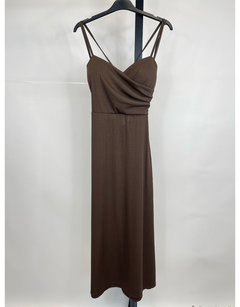 DANA FLOREA Jurk Jill Bruin