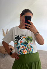 DANA FLOREA T-shirt Ibiza Wit
