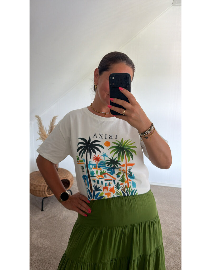 DANA FLOREA T-shirt Ibiza Wit