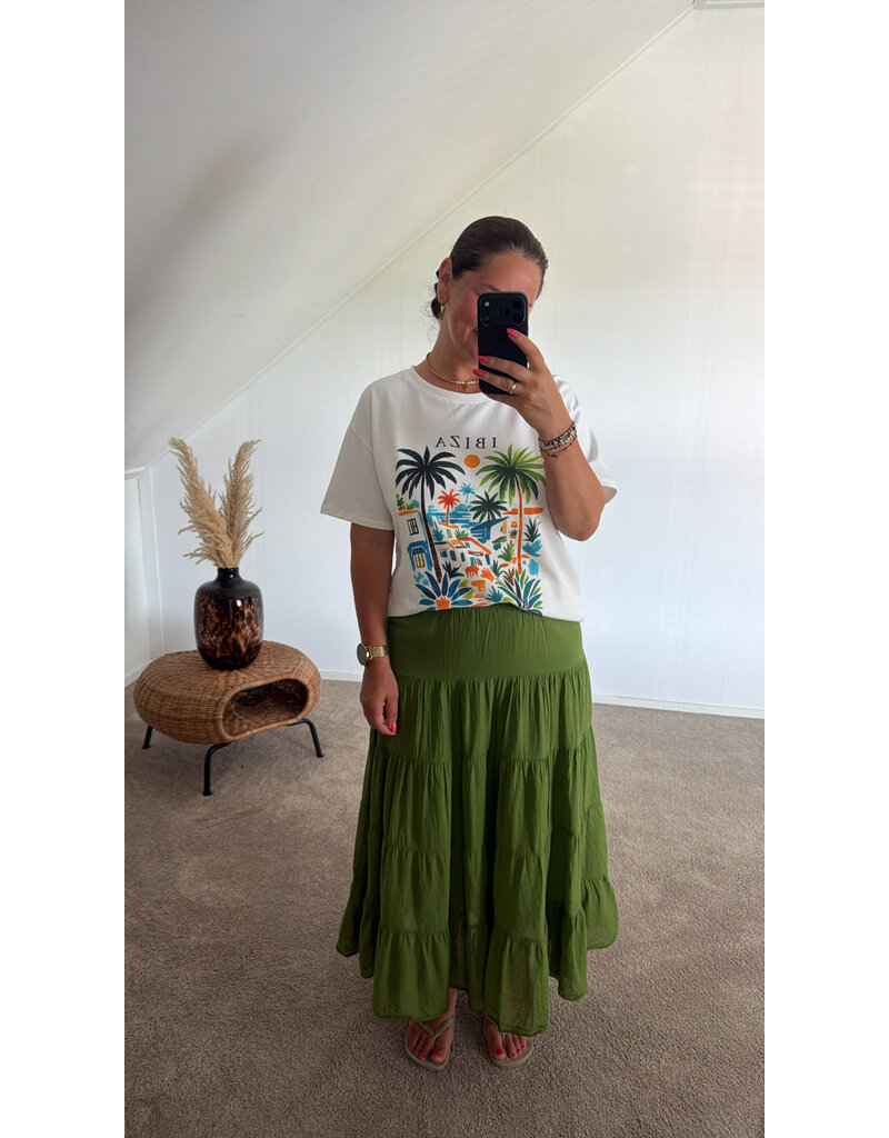 DANA FLOREA T-shirt Ibiza Wit
