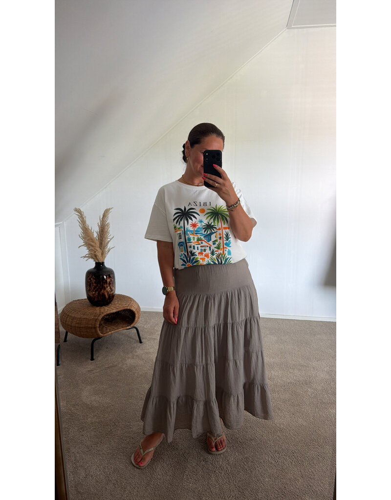 DANA FLOREA T-shirt Ibiza Wit