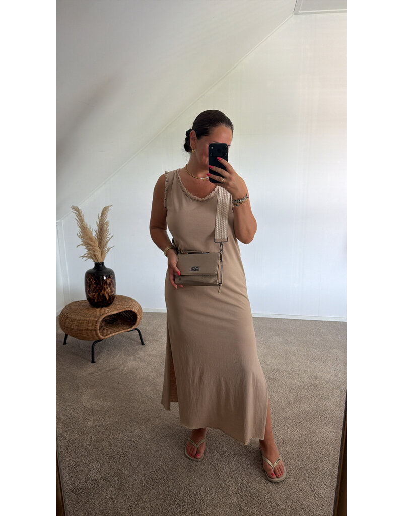 DANA FLOREA Jurk Selina Light Camel