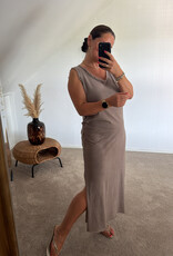 DANA FLOREA Jurk Selina Taupe