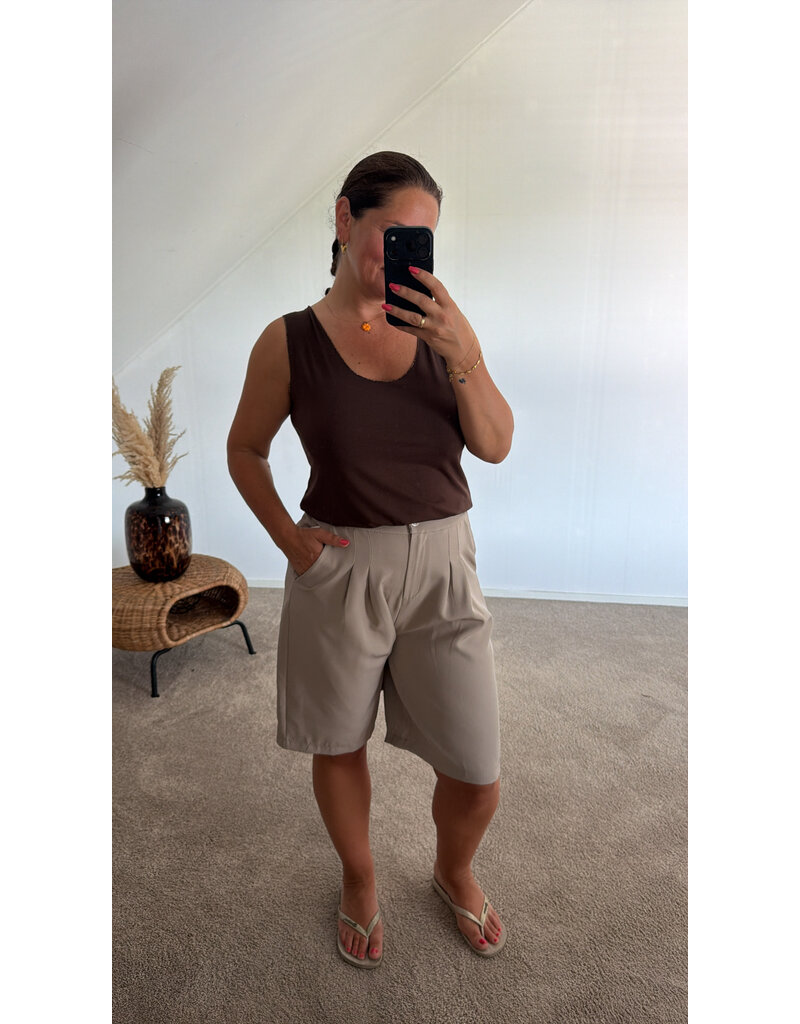 DANA FLOREA Bermuda Lieke Taupe