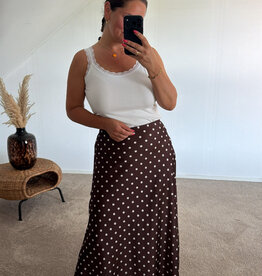 DANA FLOREA Rok Dots Bruin/Creme